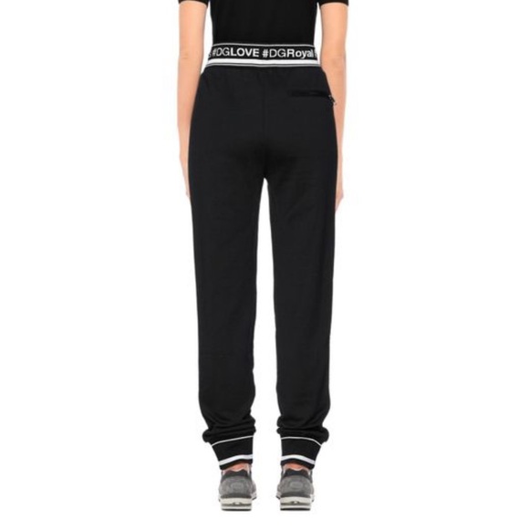 Dolce & Gabbana women’s cotton sweatpants in blk. Size 46 IT. US 14. New - Picture 2 of 8